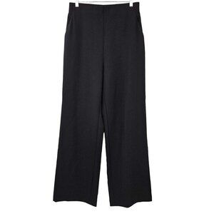 Eliza J Wide Leg Dress Pants Black Women’s Size 10 High Rise Evening Career